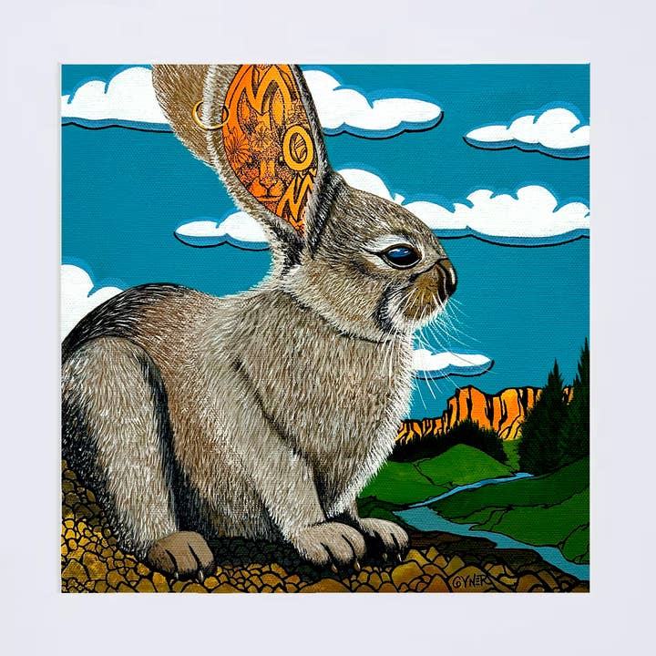 Proper Pelican – Großhandel Kunstdruck – Kaninchen-Kunstdruck0