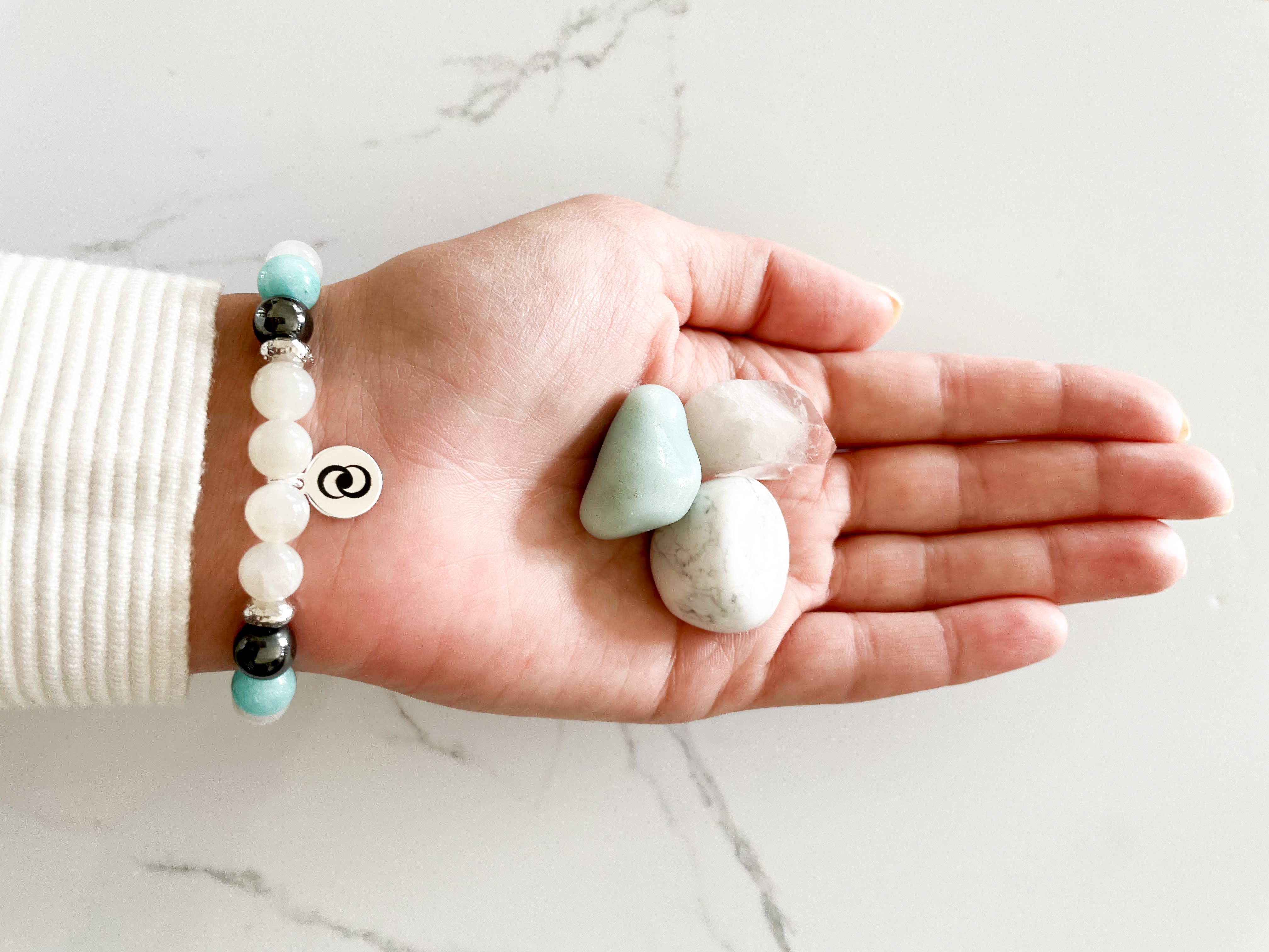 everlur - Vente Bracelet de perles - Bracelet en pierre précieuse Energy Cleanse | Bracelet en cristal de guérison3