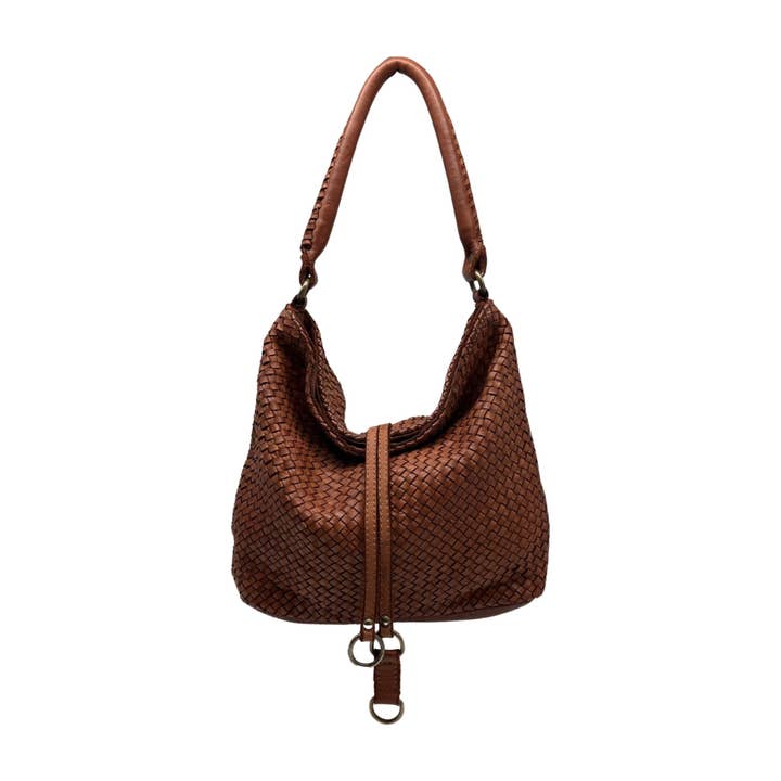Louisa lee - Wholesale Shoulder Bag - Women's - BRIGITTE WASHED LEATHER BAG
