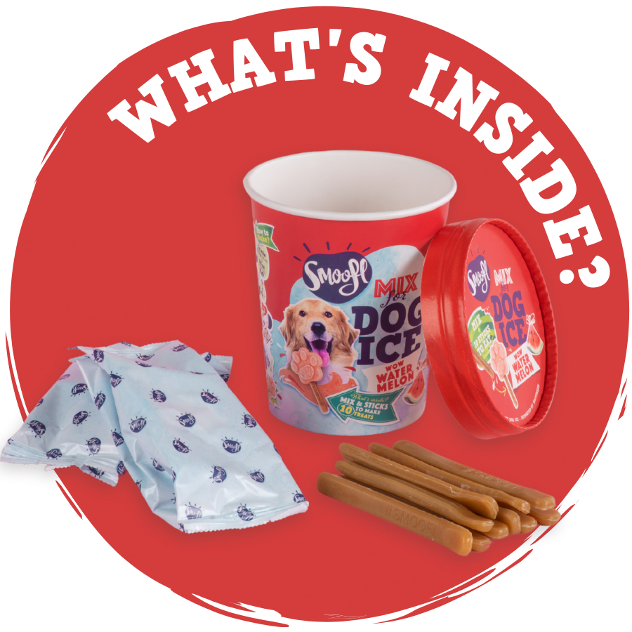 Smoofl - Wholesale Pet Treats - Dog - Watermelon mix for dog ice1