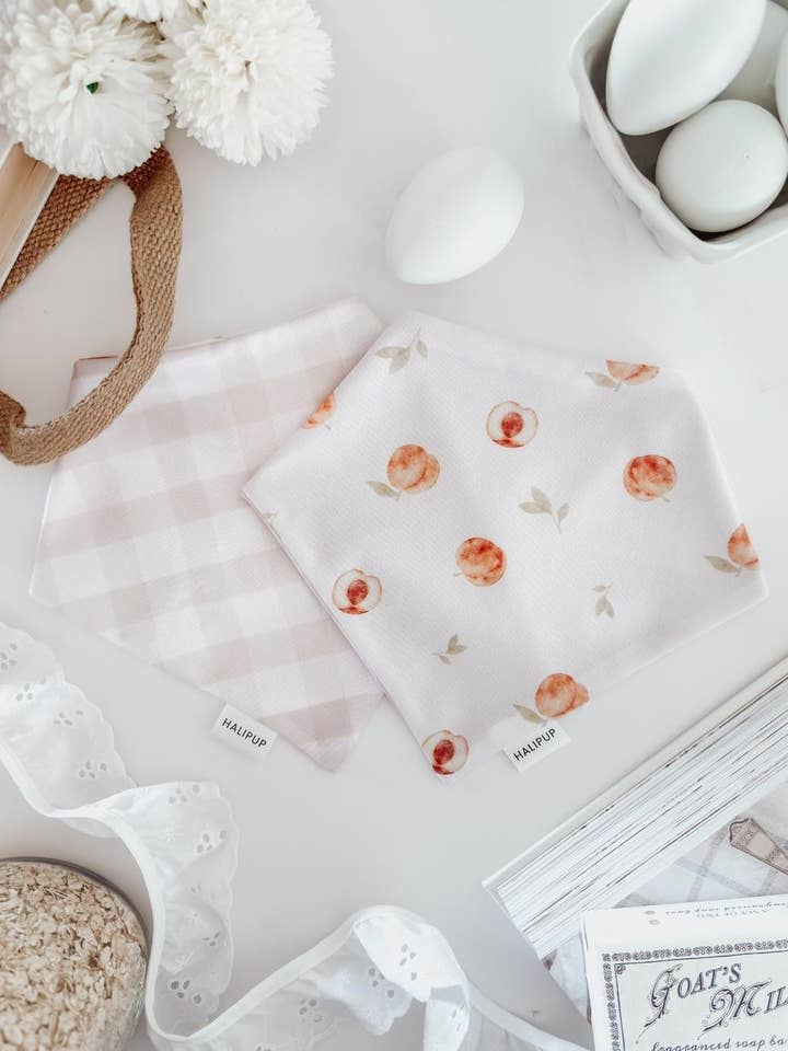 Piccola imperfezione bandana per cani Sweet Peach per la vendita all'ingrosso da parte di Halipup