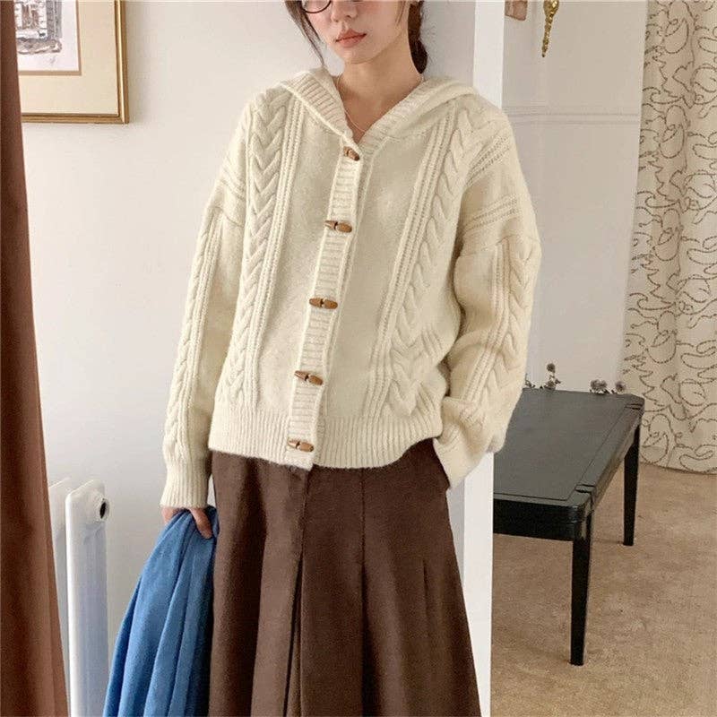 ShieldChic - Wholesale Cardigan - Women's - Loose Knit Cardigan Top1