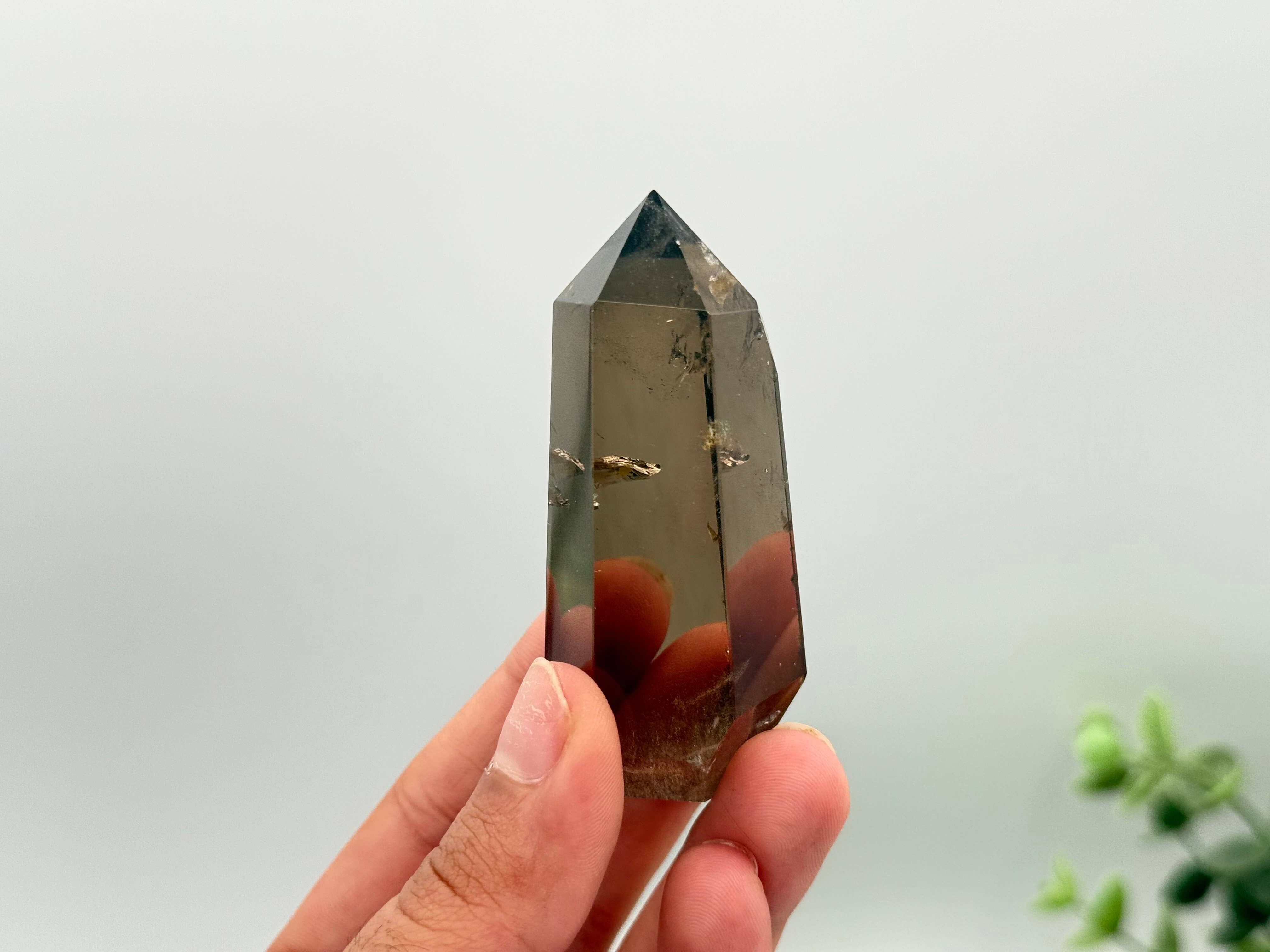 Meraki Gemstones - Wholesale Spiritual Stone/Crystal - Smoky Quartz Crystal Polished Points - BRAZIL4