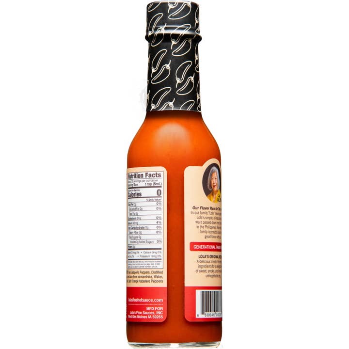 Lola's Fine Foods - Wholesale Hot Sauce - Lola's Original Hot Sauce 5oz - Mild2