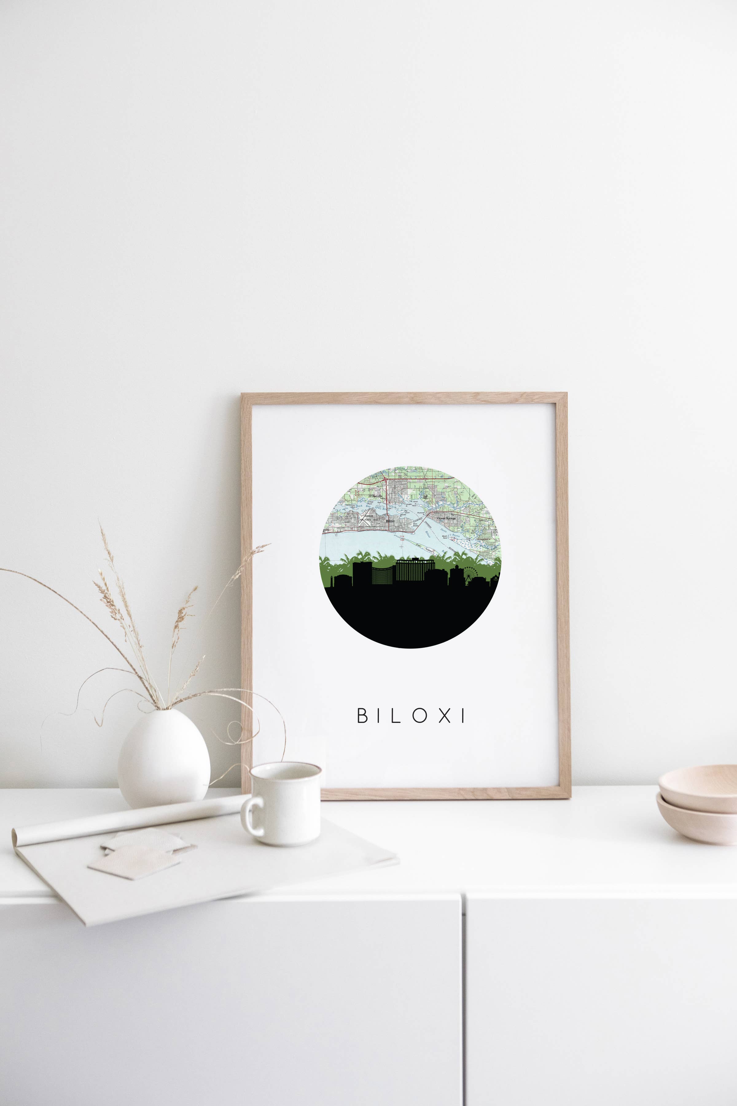 Paperfinch Design - Wholesale Art Print - Mississippi City Skyline Art Print | Multiple Cities8