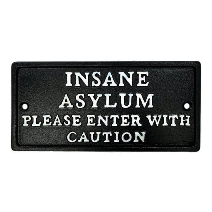 ~Insane Asylum Please Enter with Caution~, Black for wholesale by NACH