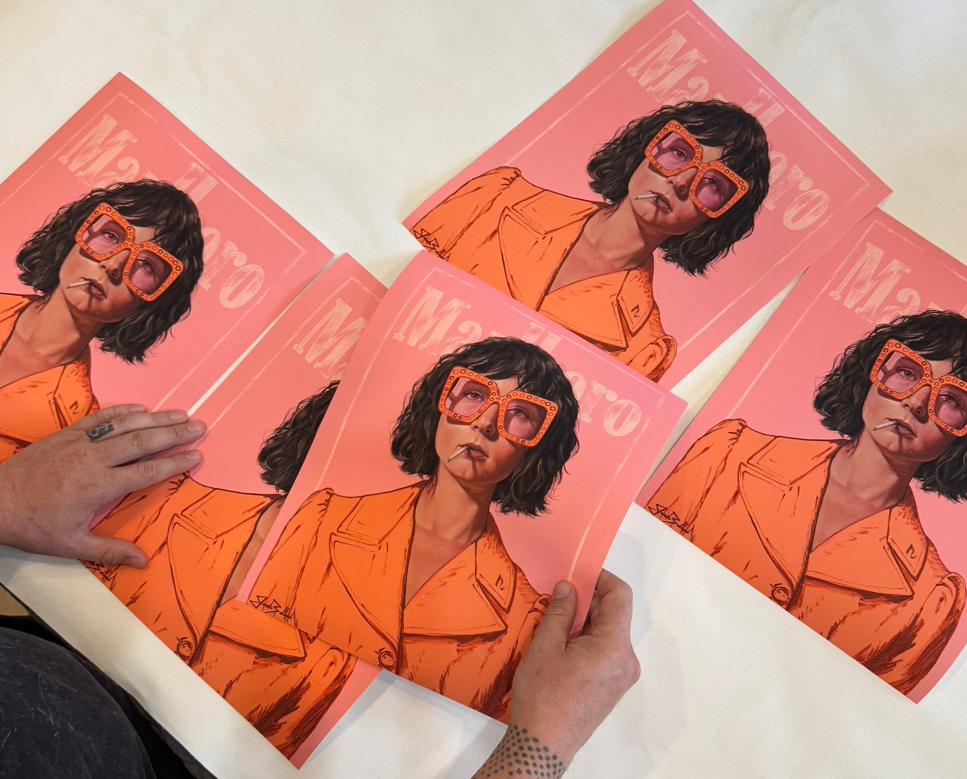 The Painted Ladies - Wholesale Art Print - Leah's Marlboro Paper Print1