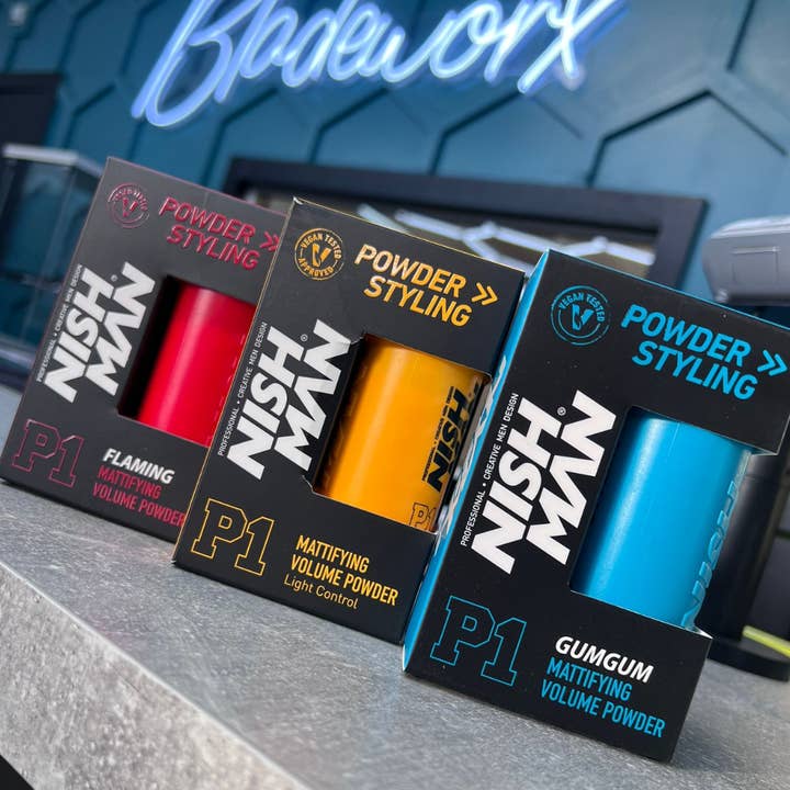 Nishman volume powder - BLUE for wholesale by Bladeworx NI LTD