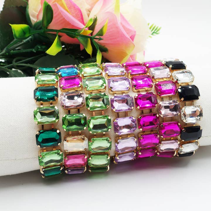 Daemon srls - Wholesale Link & Chain Bracelet - Bracciale MARGOT 2.0 con pietre sfaccettate - LUCE COLLECTION15