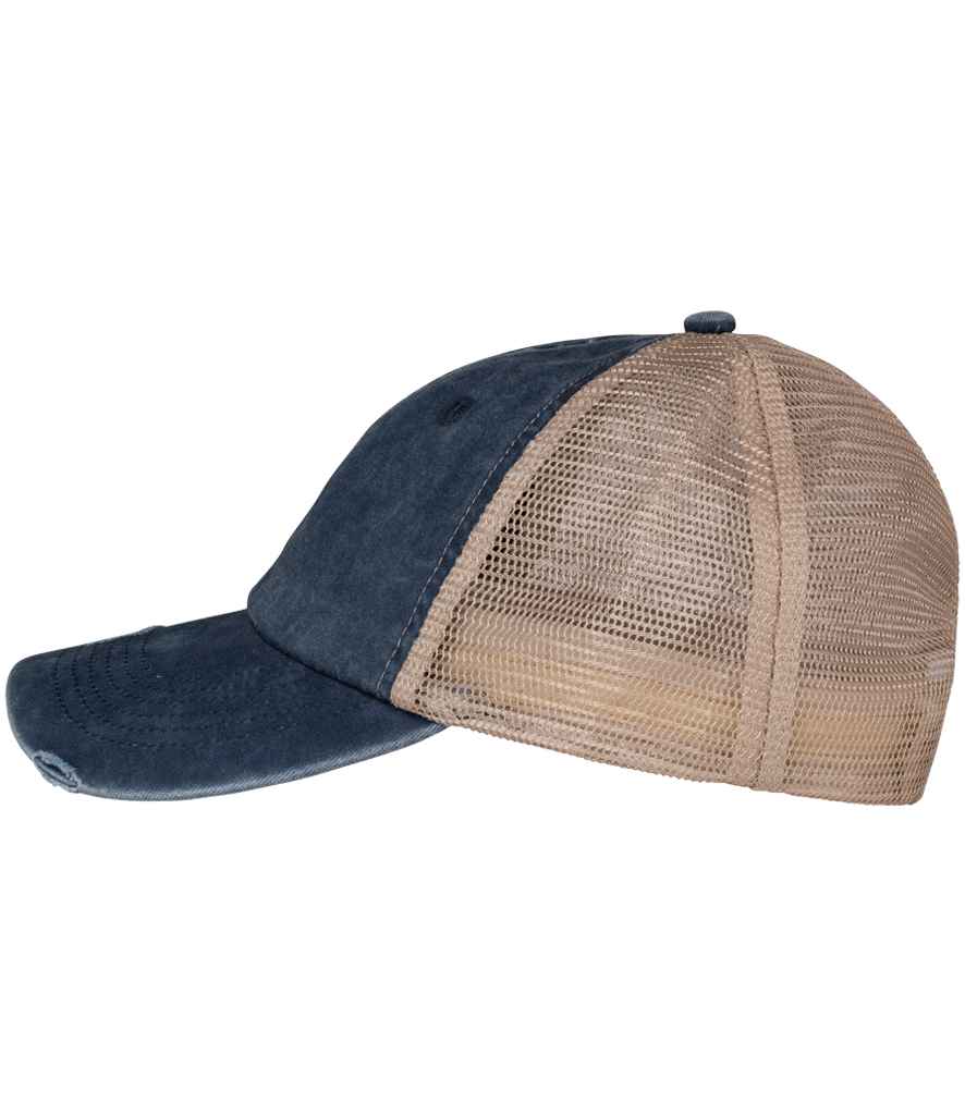 Pierre Francis – Engroshandel Trucker hat - Dame – Native Spirit - Washed Trucker Destroy Cap7