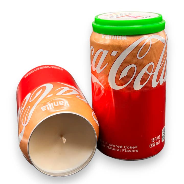 Vanilla Coke Can Candle |12oz Coconut Soy Candle for wholesale by Nefer Designer Candles & Home Decor