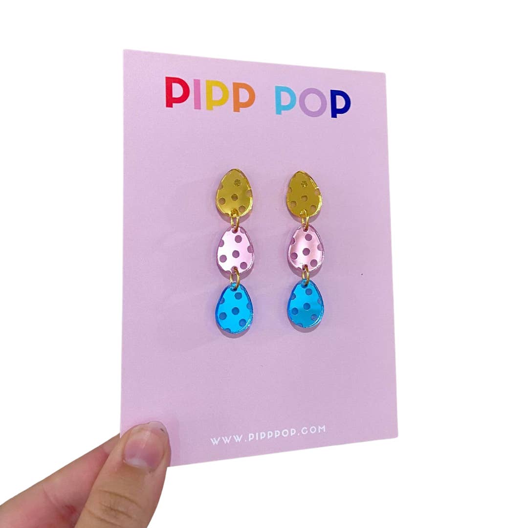 Pipp Pop - Wholesale Dangle Earrings - Easter Egg Dangles