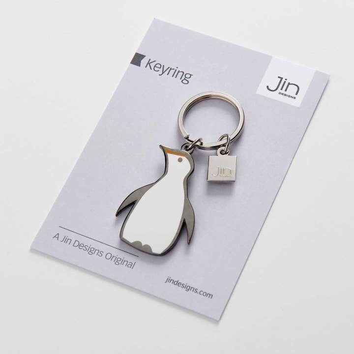 Jin Designs - Vendita all'ingrosso Portachiavi - Unisex - Portachiavi con pinguino