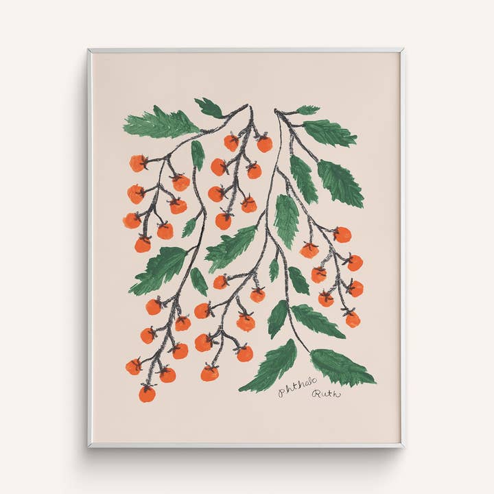 Phthalo Ruth - Wholesale Art Print - Tomato Art Print0