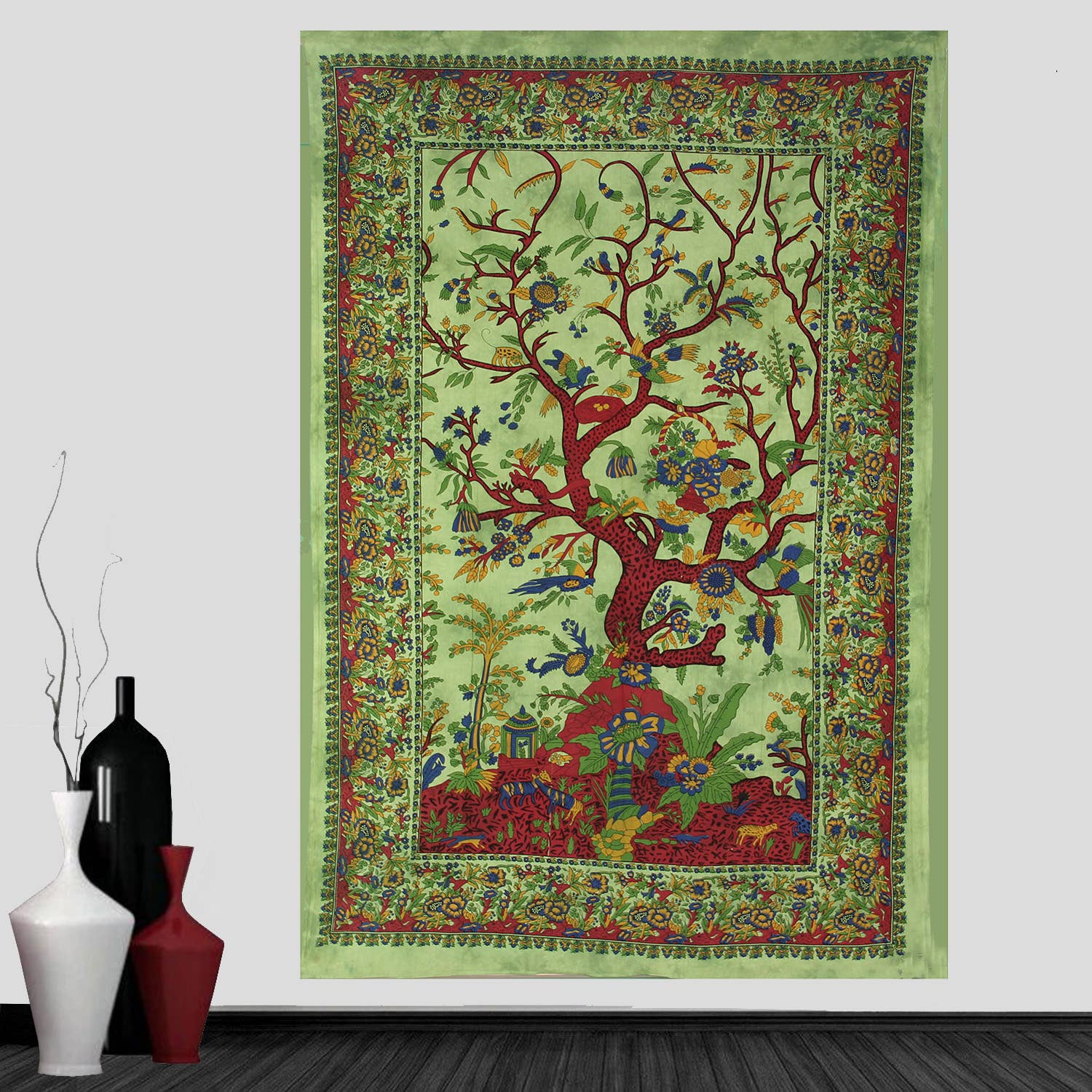 Lungta Imports - Wholesale Tapestry/Textile - Tree Of Life Tapestry Wall Decor Beach Throw 80”X50”8