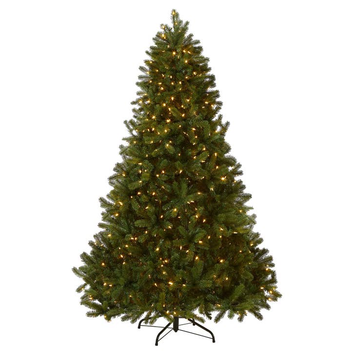 6 ft. Pre-Lit Downswept Douglas Fir Tree with Clear Lights, Plug-In for wholesale by National Tree Company