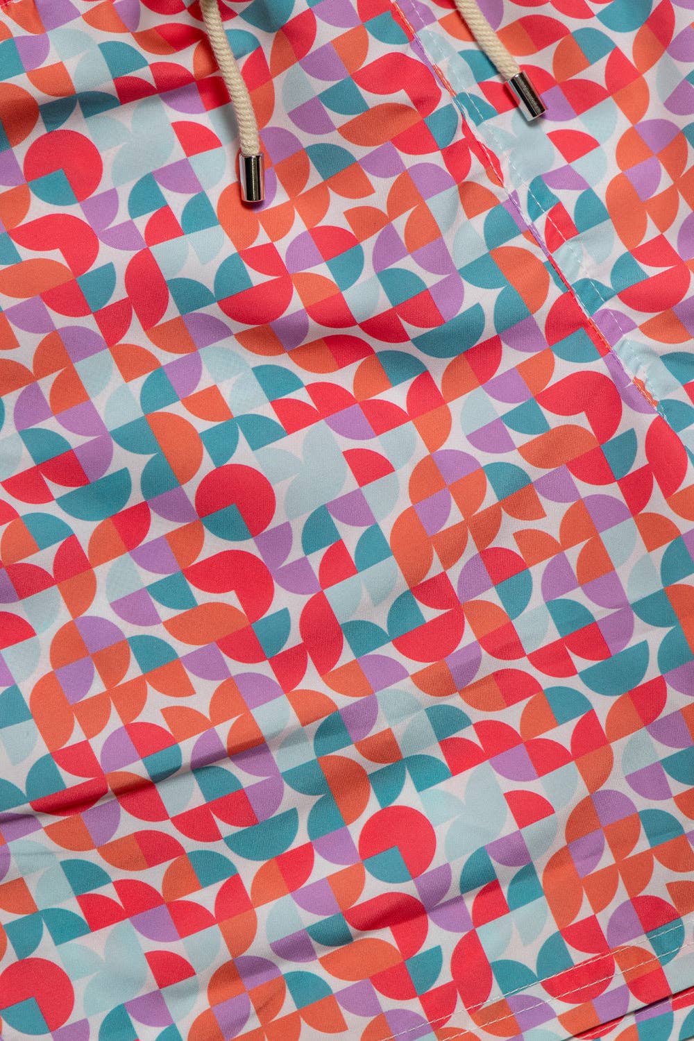 Custi Mikelo: Men's Clothing & Christmas Gifts - Wholesale Swim Shorts - Men's - Coral Geometric Swimsuit3