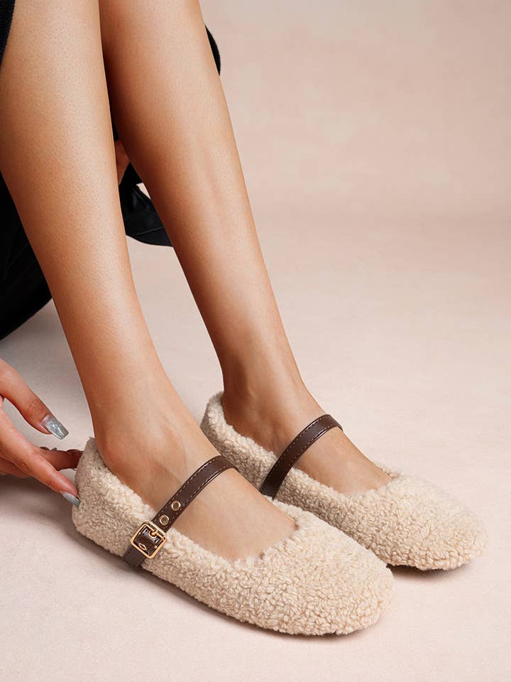 LADY GLORY - Wholesale Flats - Women's - Ballet flats with belt buckle8