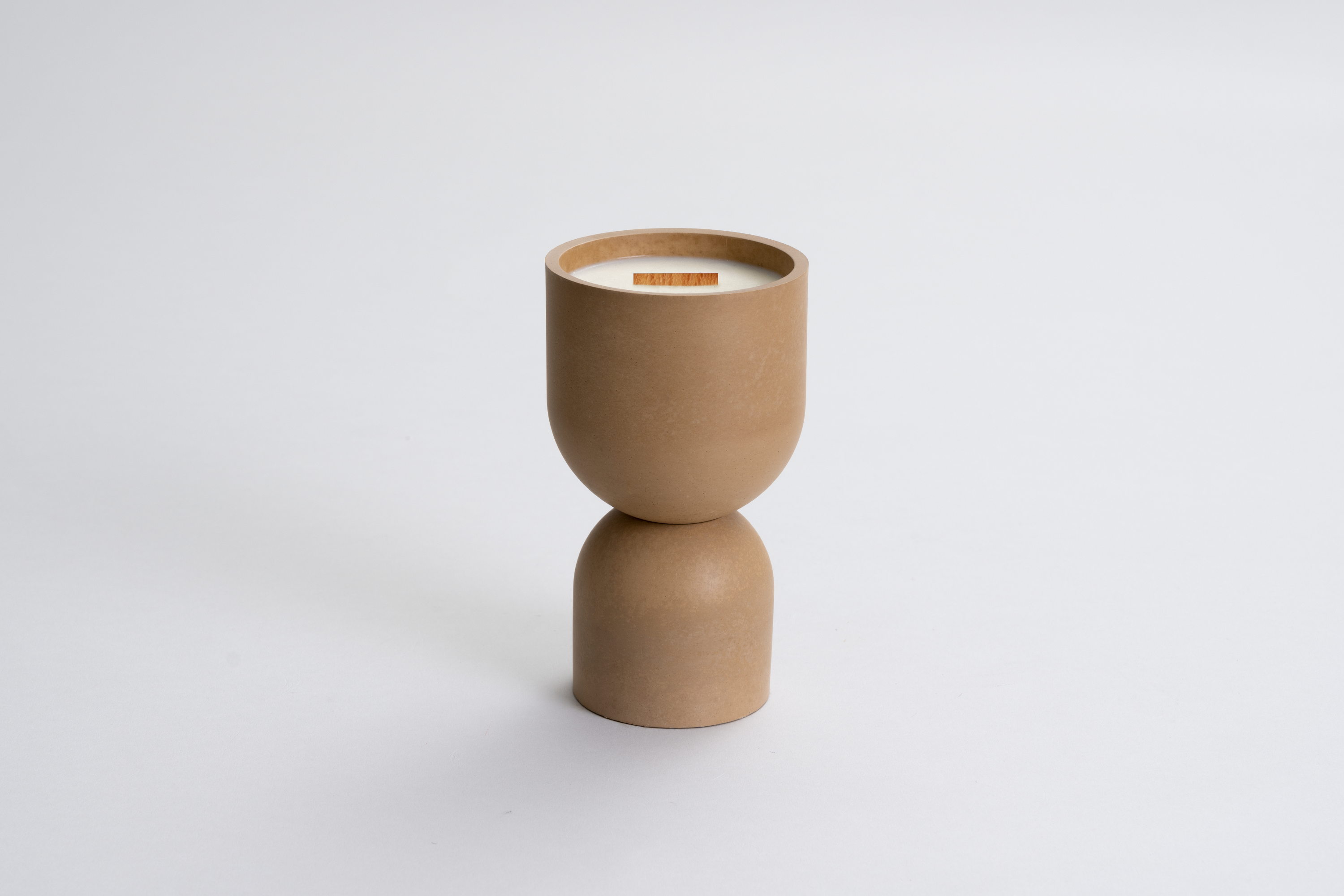 ZOA concept - Vente Bougie en bocal - Bougie artisanale en béton Coppa | nid d'abeille3