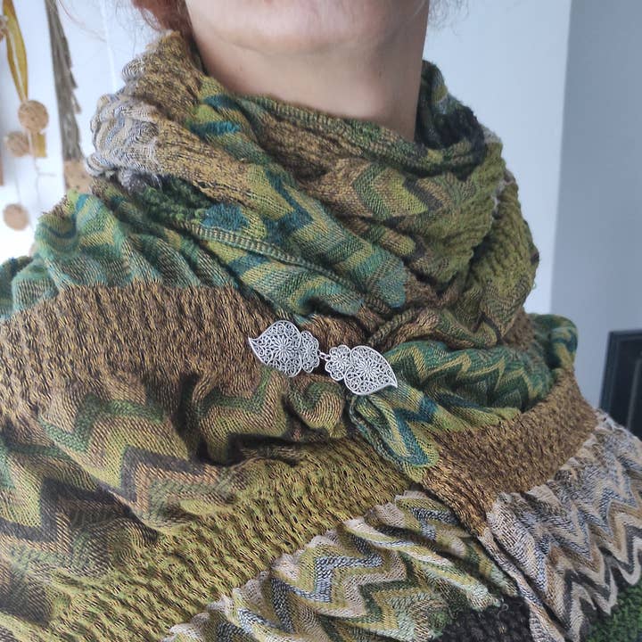 Cristina SJ creative shop - Wholesale Brooch - Portuguese filigree brooch, jacket closure, top design7