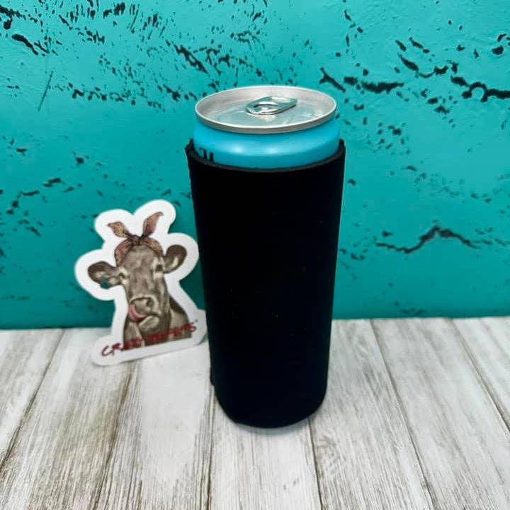 Crazy Heifers Wholesale - Wholesale Drink Huggers & Koozies - Neoprene Slim Can Coolers W/ Magnet-Solids4