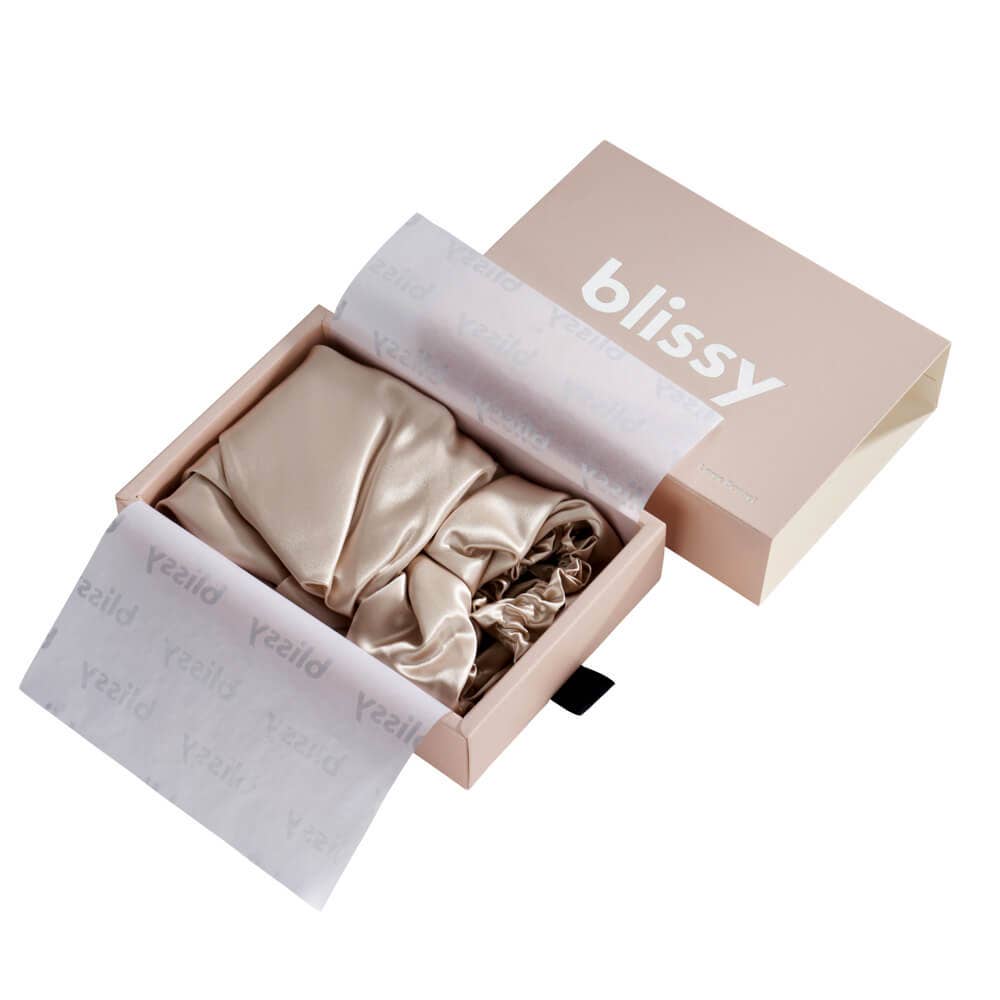 Blissy - Wholesale Sleep Cap / Bonnet - Women's - Blissy Bonnet - Champagne - Large8