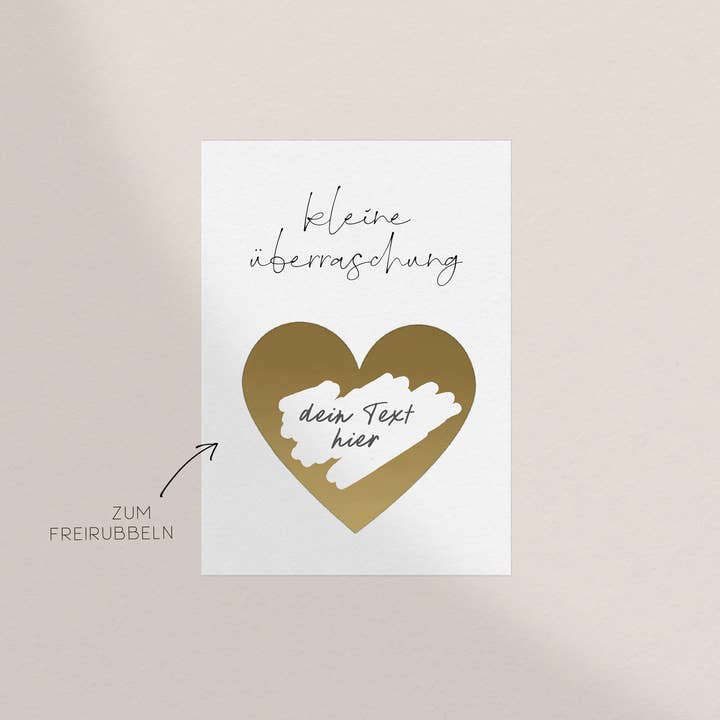 Debblschebbl Design Studio - Wholesale Love Card - Little Surprise Scratch Card