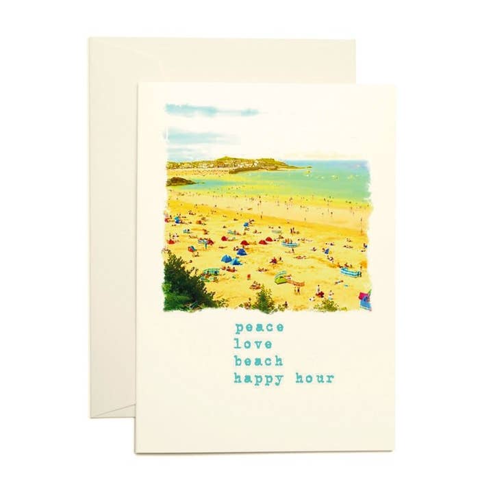 Peace Love Beach Happy Hour for wholesale by Paperlove Boutique