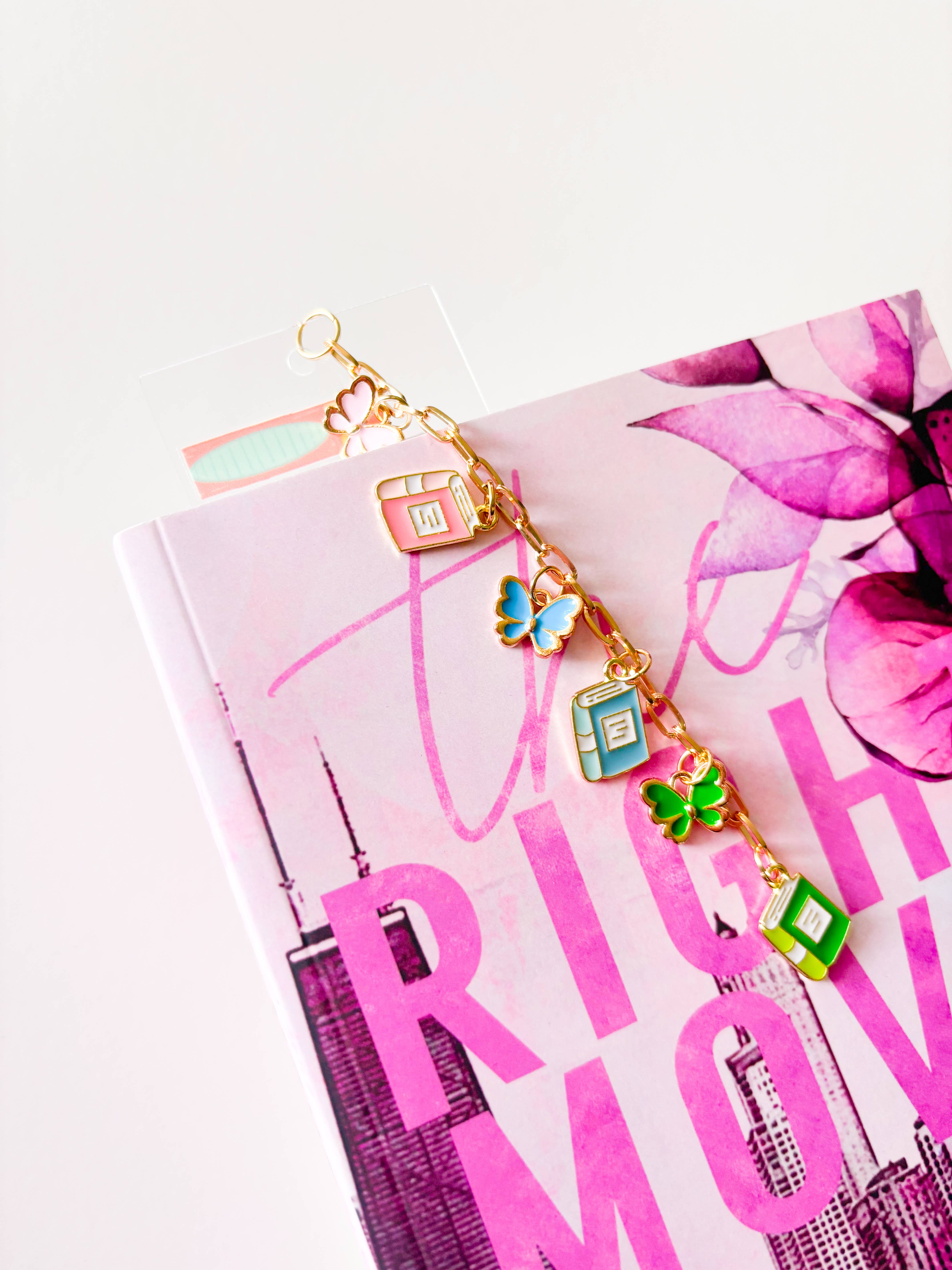 Lover's Library - Wholesale Bookmark - Colorful Charmed Bookmark1