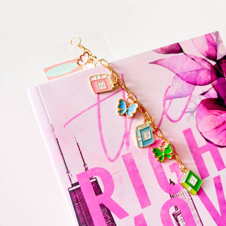 Lover's Library - Wholesale Bookmark - Colorful Charmed Bookmark1