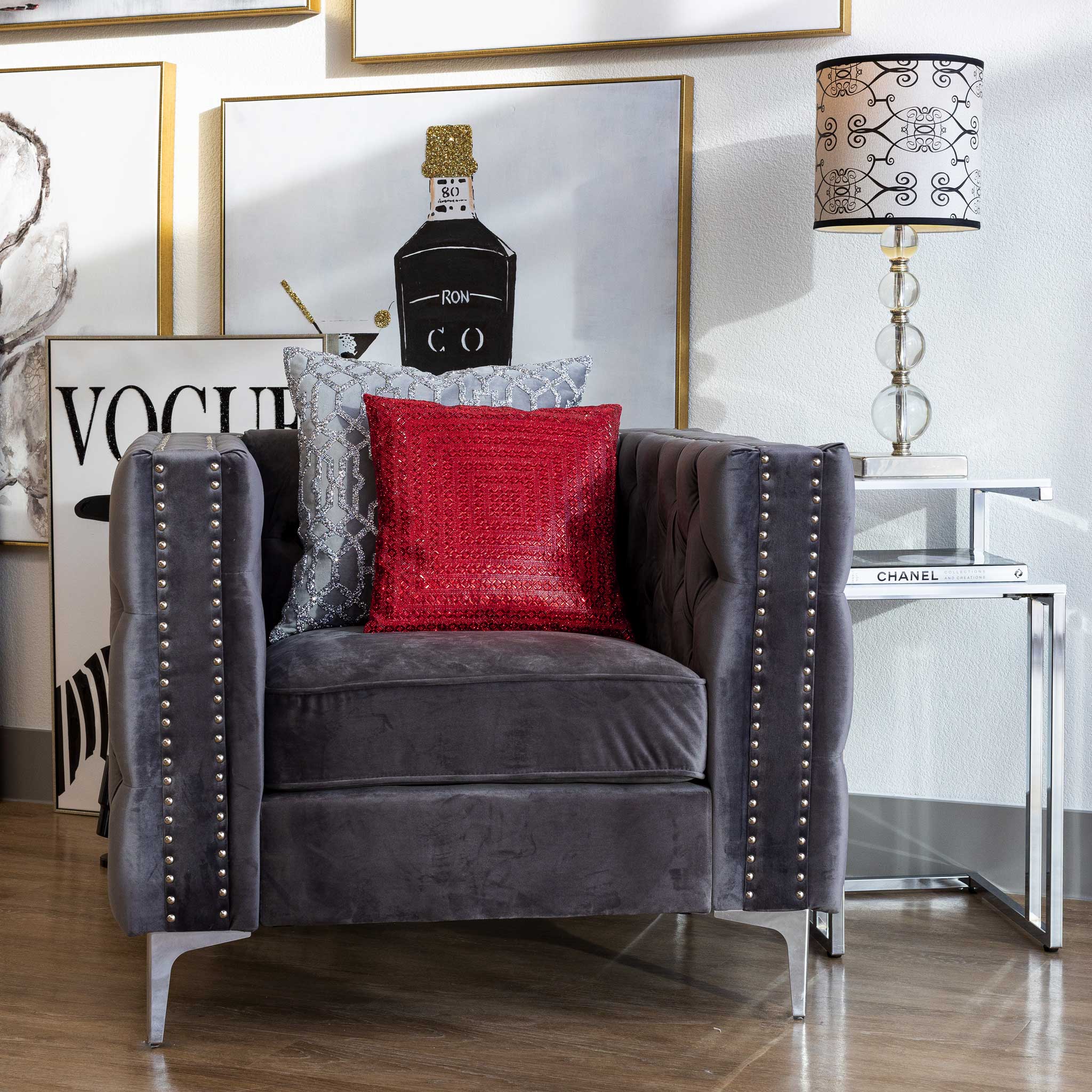 Sparkles Home – wholesale Throw/decorative pillow – Madison Avenue Rhinestone Pillow10