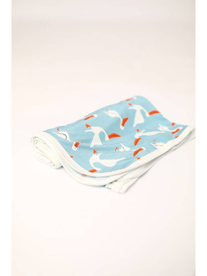 Southern Slumber – Swaddle - Bebé por atacado – Cobertor Pelican Bamboo Swaddle1