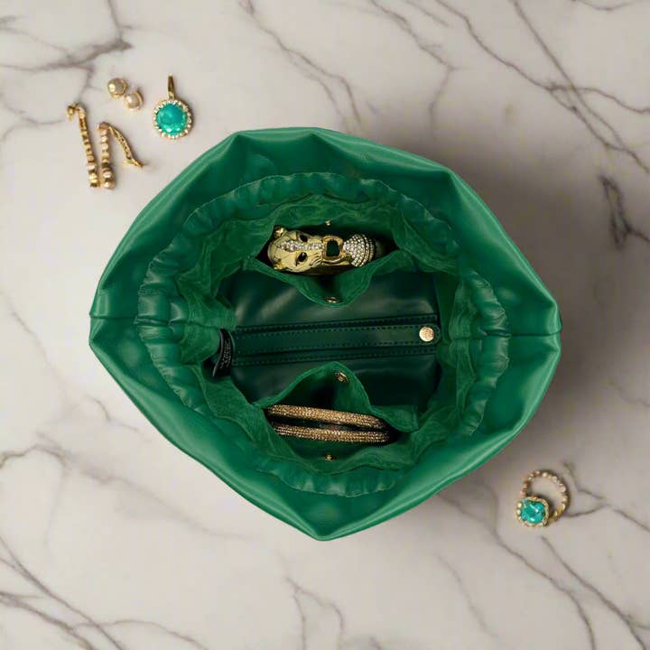 PurseN (new) - Wholesale Jewelry Box/Organizer - Oprah's Favorite Things 2021 - Ultra Jewelry Case - Emerald Velvet3