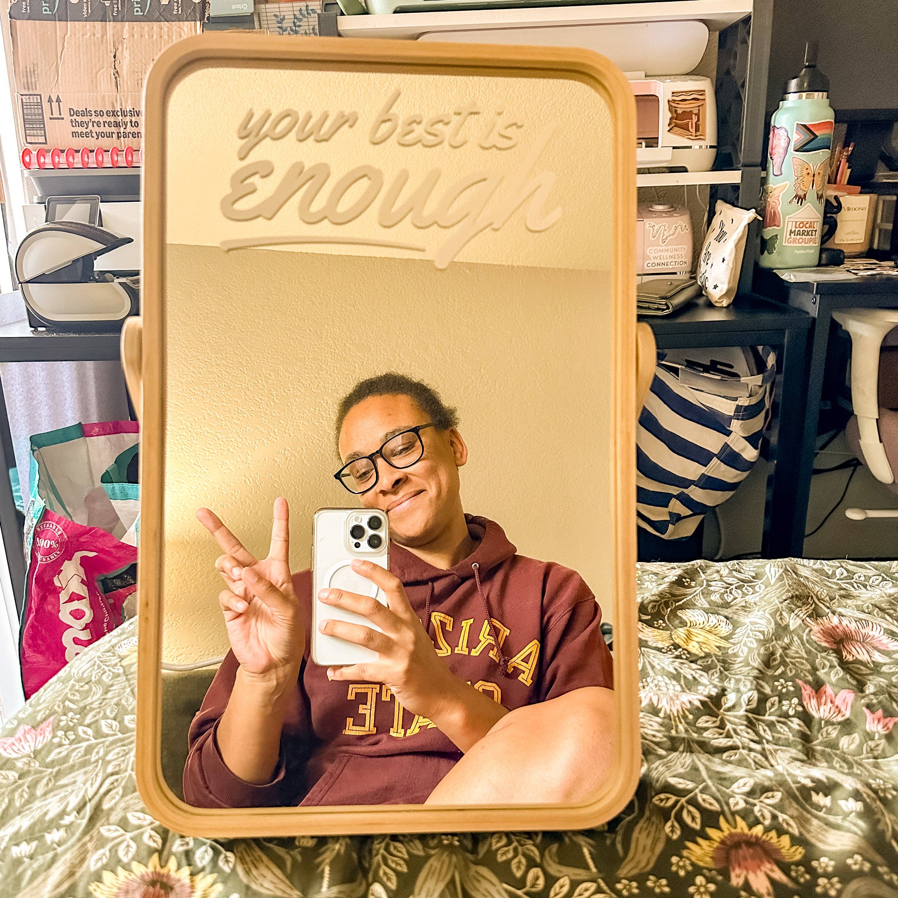 Hey Rosie Creations - Vente Autocollant mural - Autocollant "Votre meilleur est suffisant"1