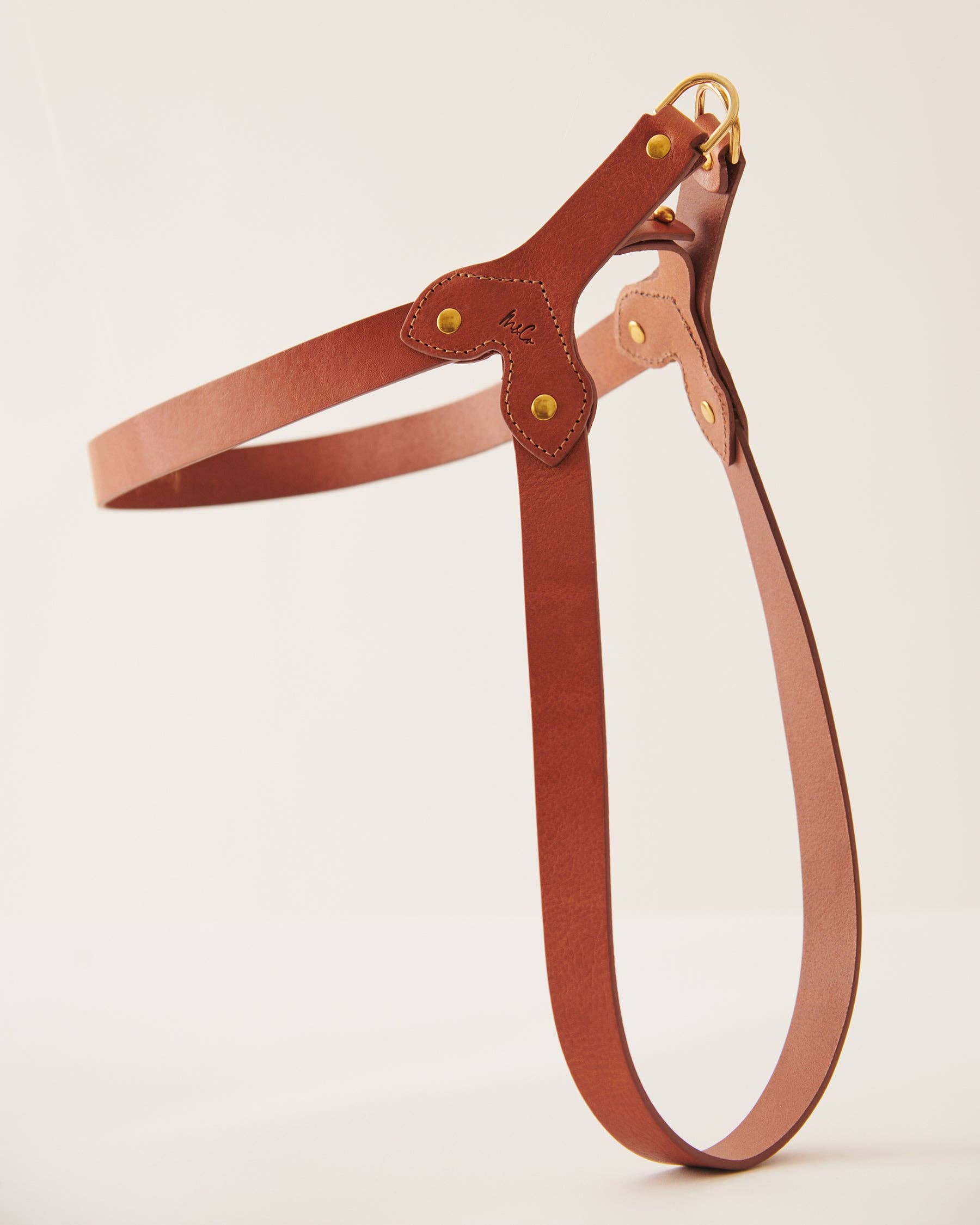 Muso & Co – Großhandel Haustiergeschirr – Hund – Klassisches Geschirr aus pflanzlich gegerbtem Leder50