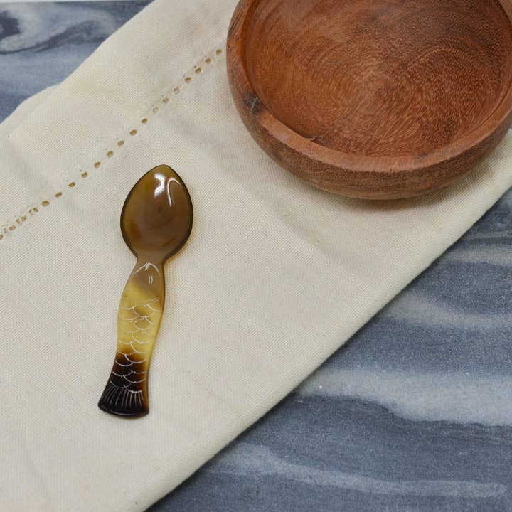 Luala Silk – Engroshandel Bordske (bestik) – Buffalo Horn Skeer-Kavier