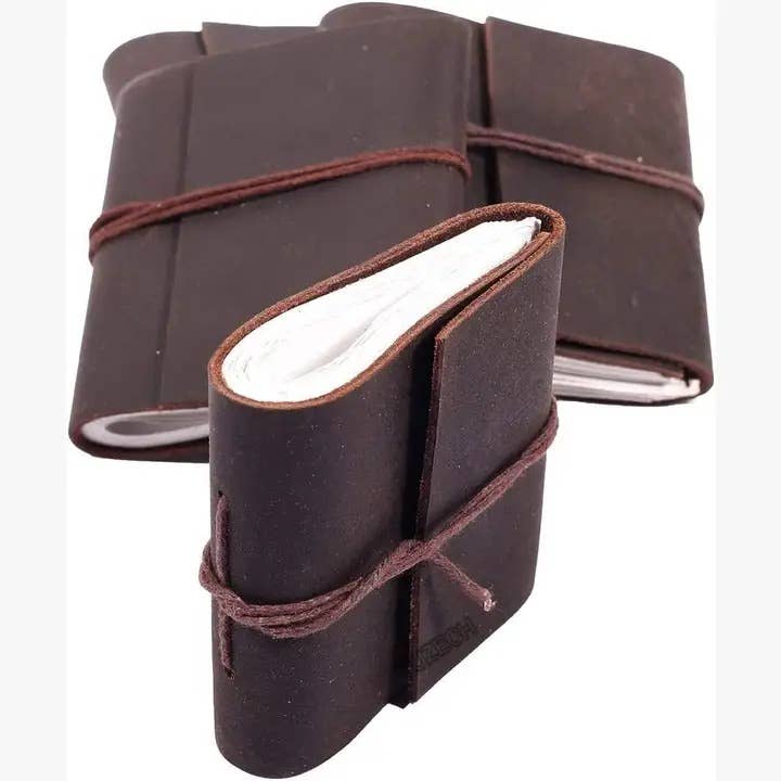 Tuzech Leather - Vendita all'ingrosso Diari/agende - Mini diario compatto in pelle vintage fatto a mano17