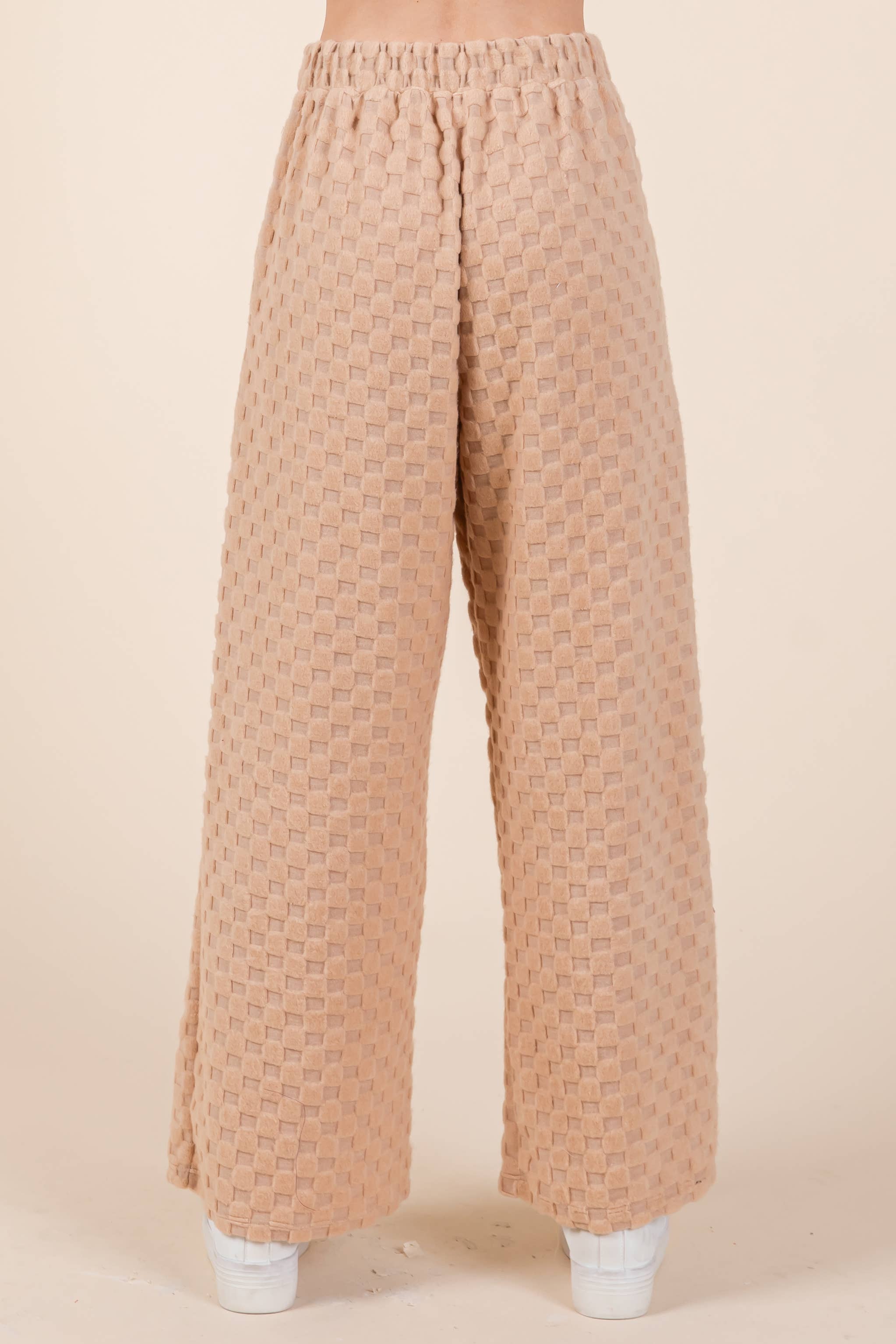 BOMBOM - Vente Pantalon – femme - PANTALON À CARREAUX DUVETEUX PA11057