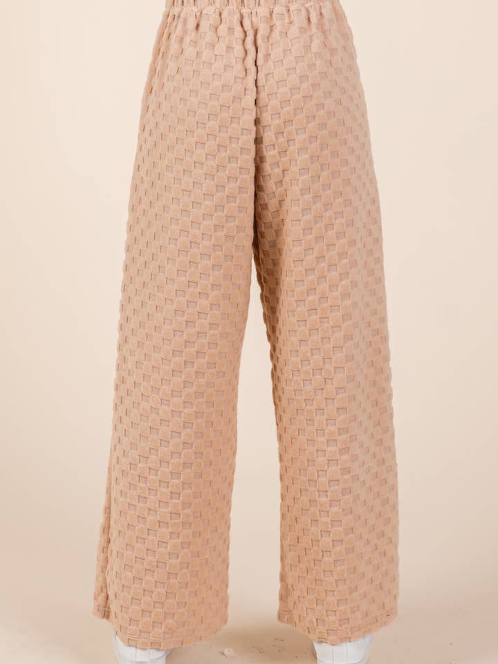 BOMBOM - Vente Pantalon – femme - PANTALON À CARREAUX DUVETEUX PA11057