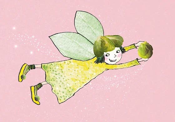 Paper Bird Publishing - Wholesale Christmas Card - The Brussels Sprout Fairy0