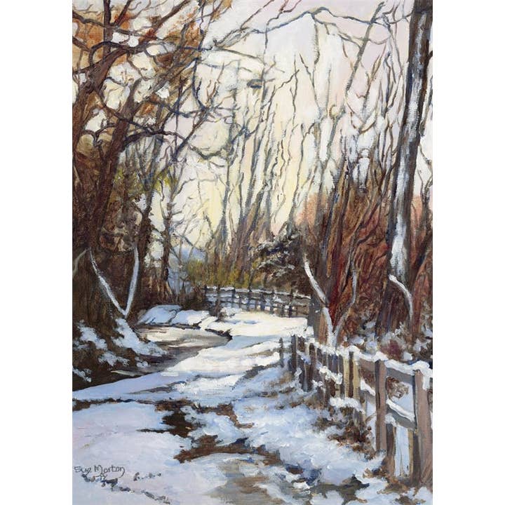 Carte de vœux Promenade hivernale pour la vente par Natural Partners Limited