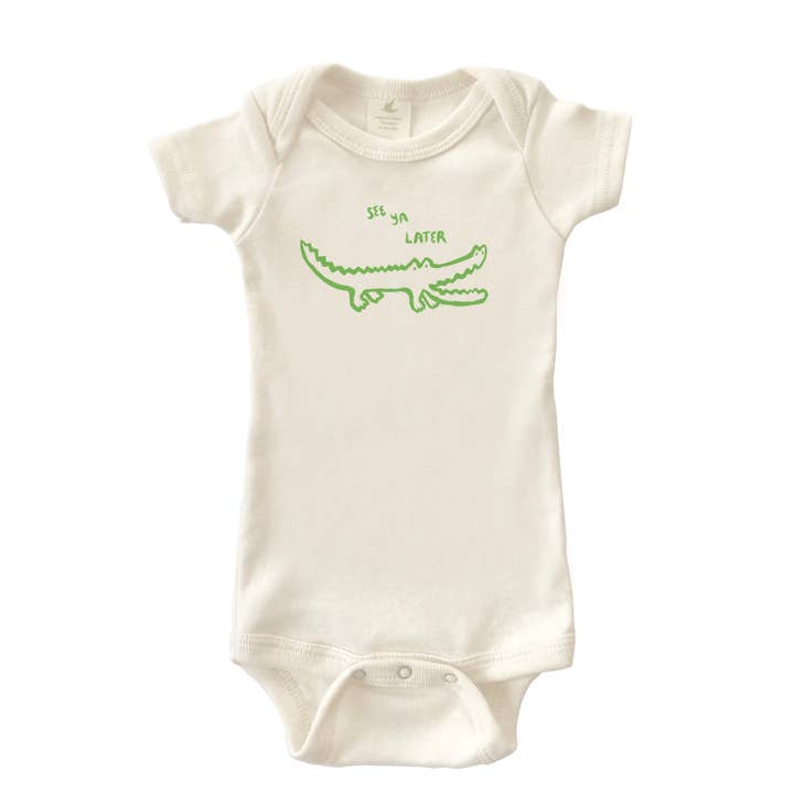 Later Gator Onesie - Short Sleeves for wholesale by JOAN RAMONE