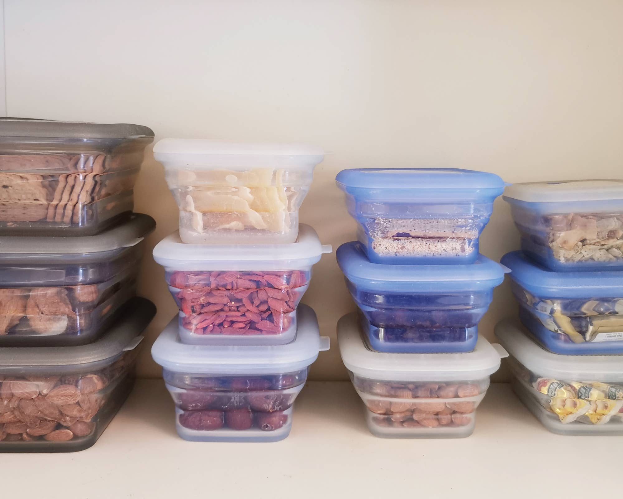 Minimal - Wholesale Food Storage Container - 460ml Minimal Silicone Container: Collapsible  - Grey7