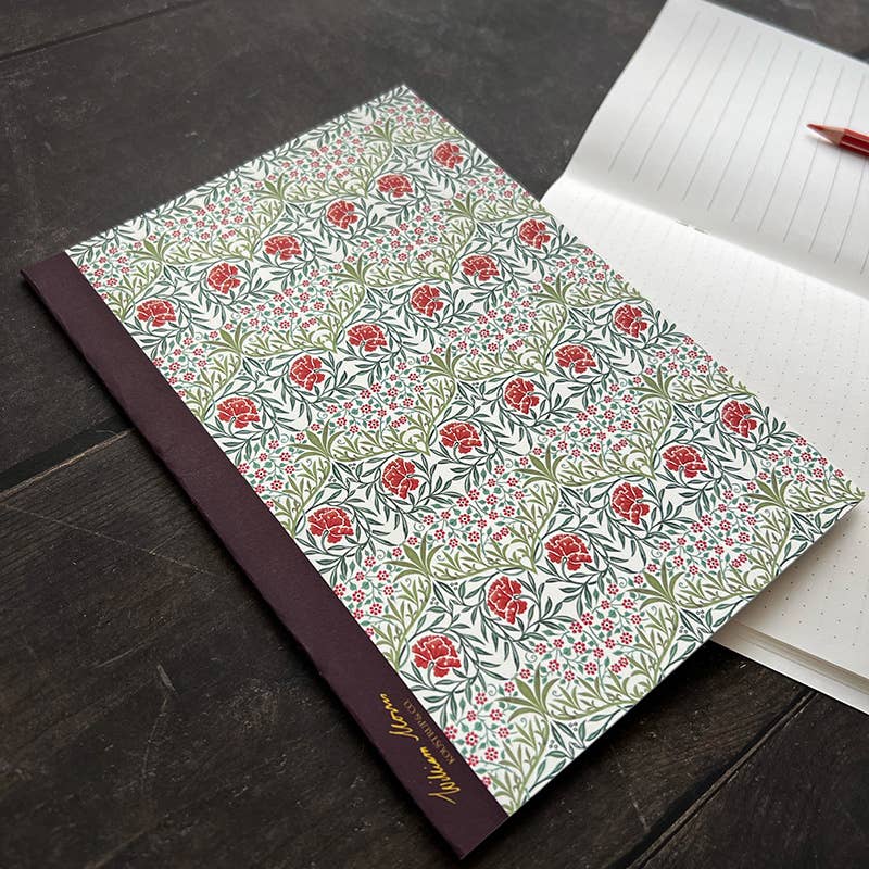 Koustrupco - Wholesale Notebook - Oxford Red pattern WM - Note Booklet - Made in Denmark3