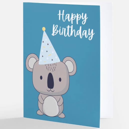 Tarjeta de cumpleaños Koala para venta al por mayor de Create It Crafts