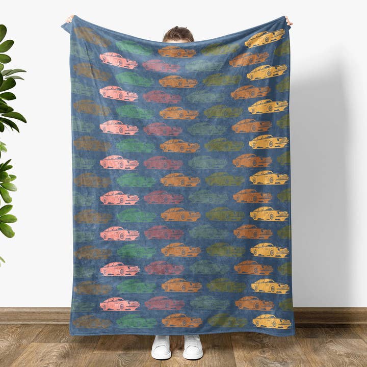 Vivtrek - Wholesale Throw Blanket - Classic Car Blanket Vintage Vehicle Auto Restoration Throw6