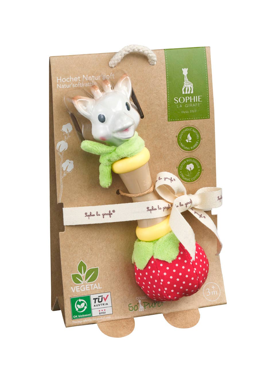 Sophie la Girafe by Calisson Toys. - Wholesale Handheld Rattle - Baby - So'pure Natur soft rattle NEW