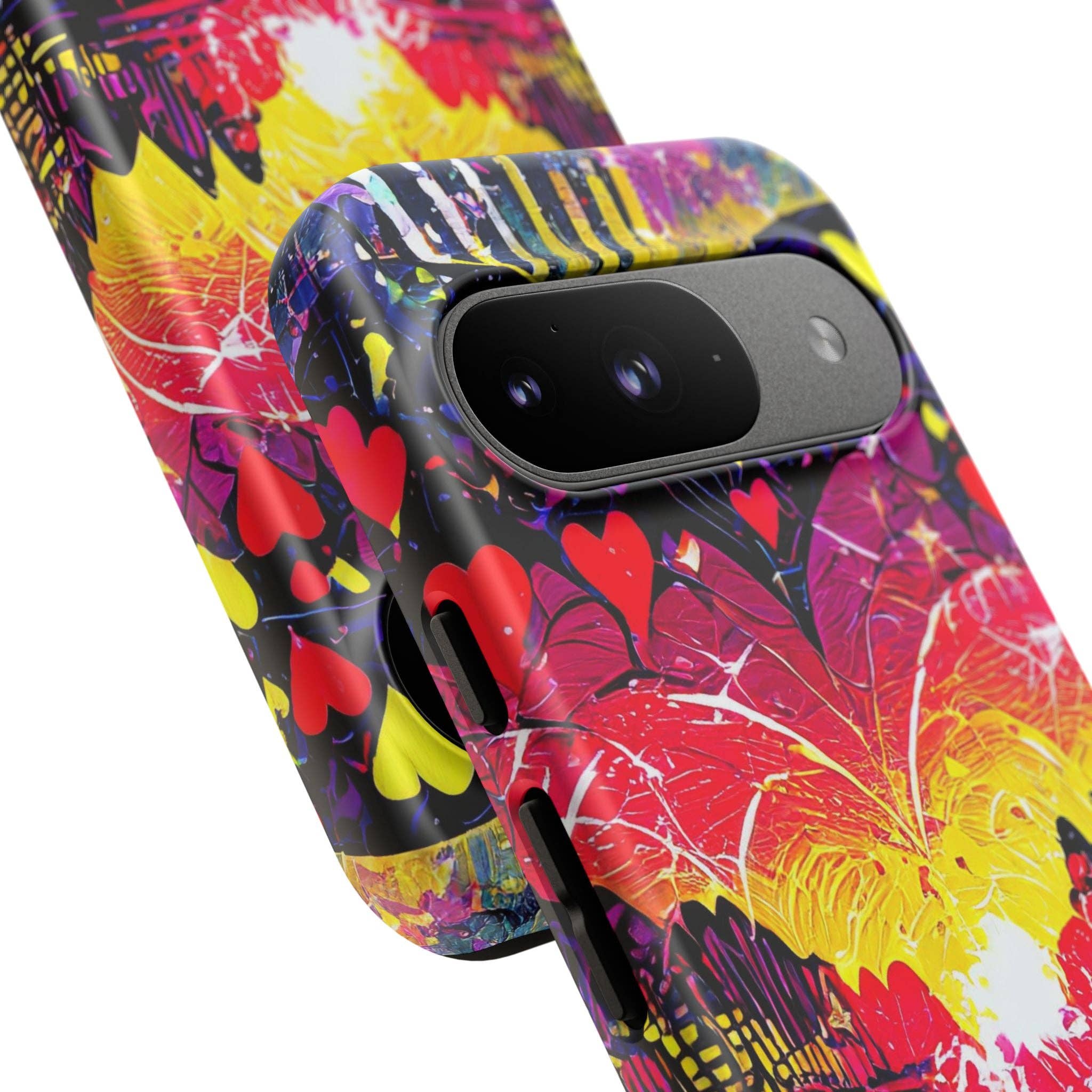 Studio 653 Clothing Co - Wholesale Phone Case - Women's - Vibrant Heart Sunset Tough Phone Case64