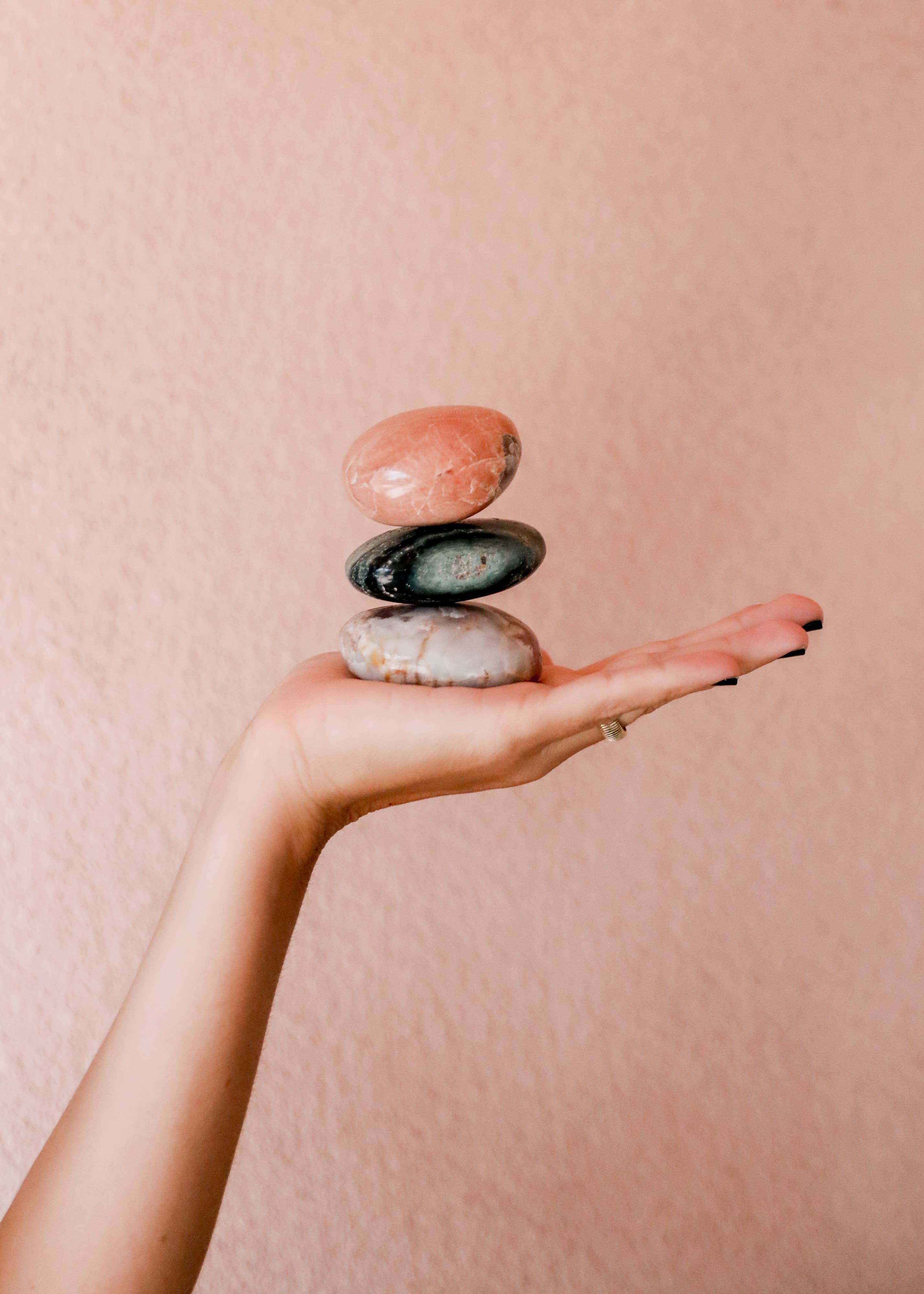 JaxKelly - Wholesale Spiritual Stone/Crystal - Palm Stone - Moonstone5