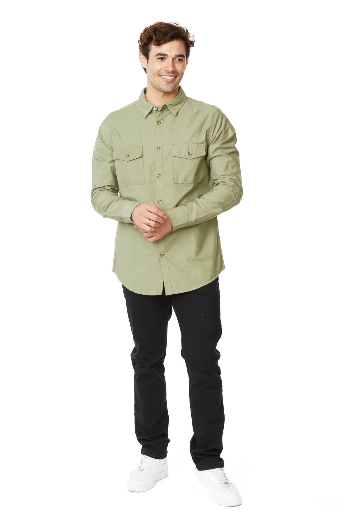 Hawk's Bay - Wholesale Button Down Shirt - Men's - MEN'S LONG SLEEVE TWILL COTTON CANVAS SHIRT12